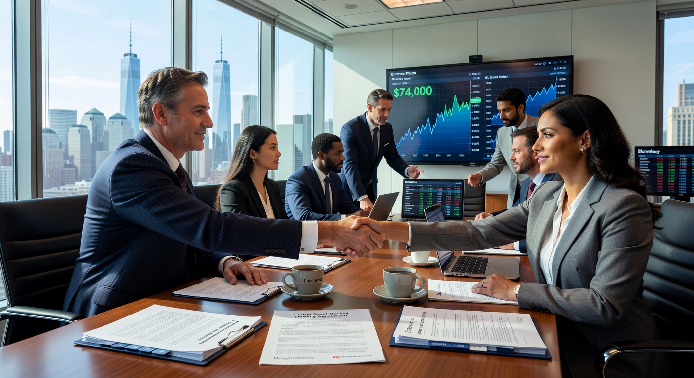 TradFi's Crypto Power Plays: Loans, Partnerships, and Banking Bids