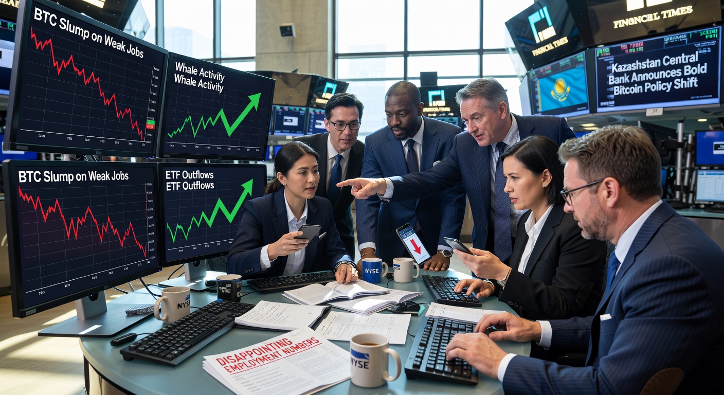 Bitcoin Slumps on Weak Jobs: But Whales Signal Rebound