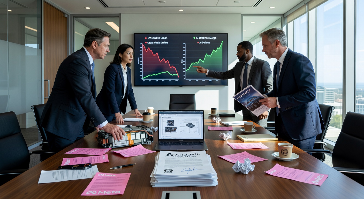 Tech's Brutal Pivot: AI Defense Booms as EVs and Social Fade